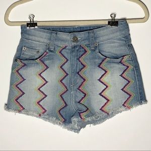 LF Carmar | High-Waisted Denim Shorts